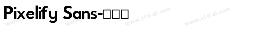 Pixelify Sans字体转换